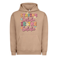 Pigment Burro staying delulu is the solulu Urban Hoodie - MaliasSmallBusiness