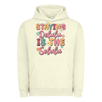 Pigment Pistachio staying delulu is the solulu Urban Hoodie - MaliasSmallBusiness