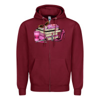 Burgundy girl boss lady Zipper Hoodie - texasbilliewilder