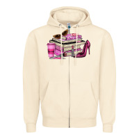 Sandshell girl boss lady Zipper Hoodie - texasbilliewilder