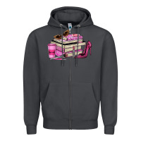 Smoke girl boss lady Zipper Hoodie - texasbilliewilder