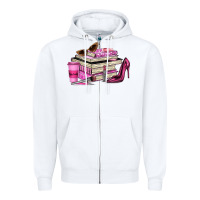 White girl boss lady Zipper Hoodie - texasbilliewilder