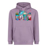 Lavender turtle coffee cups Heavyweight Hoodie - Zillion Design Studio