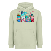Matcha turtle coffee cups Heavyweight Hoodie - Zillion Design Studio