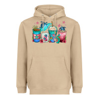 Mushroom turtle coffee cups Heavyweight Hoodie - Zillion Design Studio