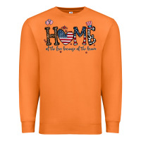 Carrot home of the free beacuse of the brave Premium Sweatshirt - CowhideDigitalArt