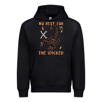 Black no rest for the wicked Urban Hoodie - MaliasSmallBusiness