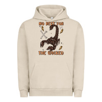 Pigment French Oak no rest for the wicked Urban Hoodie - MaliasSmallBusiness