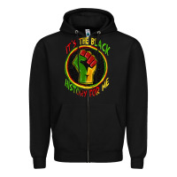 Black it's the black history for me Zipper Hoodie - Zillion Design Studio