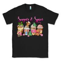 Black sugar and spice pink gingerbread coffee cups Classic Tee - Zillion Design Studio