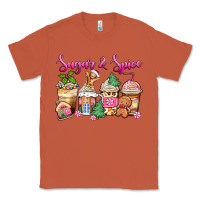 Copper sugar and spice pink gingerbread coffee cups Classic Tee - Zillion Design Studio
