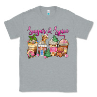 Heather Grey sugar and spice pink gingerbread coffee cups Classic Tee - Zillion Design Studio