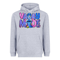 Heather Grey vacay mode stitch Heavyweight Hoodie - Zillion Design Studio
