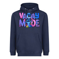 Navy vacay mode stitch Heavyweight Hoodie - Zillion Design Studio