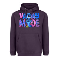 Plum vacay mode stitch Heavyweight Hoodie - Zillion Design Studio
