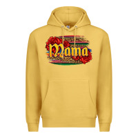 Antique Gold Latina mama with serape and roses Premium Hoodie - Jasminsmagicworld