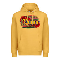 Mustard Latina mama with serape and roses Premium Hoodie - Jasminsmagicworld
