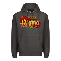Smoke Latina mama with serape and roses Premium Hoodie - Jasminsmagicworld