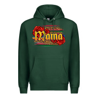 Sports Green Latina mama with serape and roses Premium Hoodie - Jasminsmagicworld