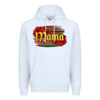 White Latina mama with serape and roses Premium Hoodie - Jasminsmagicworld