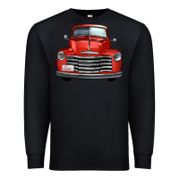 Black western red truck front view Premium Sweatshirt - FaDigitalArtStudio