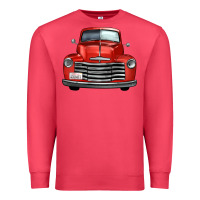 Cardinal western red truck front view Premium Sweatshirt - FaDigitalArtStudio