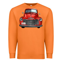 Carrot western red truck front view Premium Sweatshirt - FaDigitalArtStudio