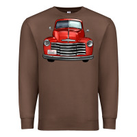 Chestnut western red truck front view Premium Sweatshirt - FaDigitalArtStudio