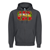 Smoke chingona Zipper Hoodie - Zillion Design Studio