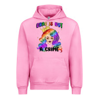 Fuchsia Pink drag is not a crime fabulous drag queen Urban Hoodie - MaliasSmallBusiness