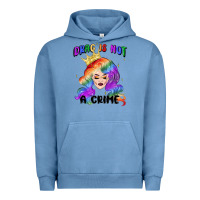 Drag Is Not A Crime Fabulous Drag Queen Urban Hoodie | Teevron