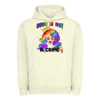 Pigment Pistachio drag is not a crime fabulous drag queen Urban Hoodie - MaliasSmallBusiness
