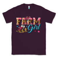 Plum farm girl Classic Tee - texasbilliewilder