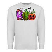 Dove Grey boo halloween Premium Sweatshirt - RacoonDesign