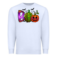 White boo halloween Premium Sweatshirt - RacoonDesign