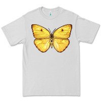 Dove Grey Cloudless Sulphur Butterfly Premium Tee - LillyAllenDesigns
