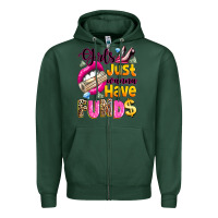 Sports Green girls just wanna have  funds Zipper Hoodie - texasbilliewilder