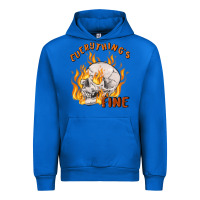 Cobalt everything's fine Urban Hoodie - MaliasSmallBusiness