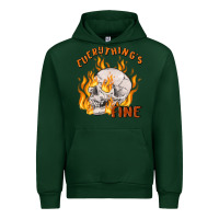 Forest Green everything's fine Urban Hoodie - MaliasSmallBusiness