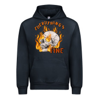 Navy everything's fine Urban Hoodie - MaliasSmallBusiness