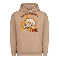 Pigment Burro everything's fine Urban Hoodie - MaliasSmallBusiness