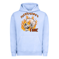Pigment Grape Ice everything's fine Urban Hoodie - MaliasSmallBusiness
