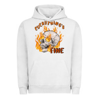 Pigment Lunar Rock everything's fine Urban Hoodie - MaliasSmallBusiness