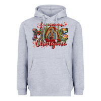 Heather Grey la mama mos chingona Heavyweight Hoodie - CTS Tumbler Store