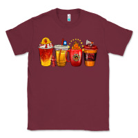 Burgundy firefighter coffee cups Classic Tee - texasbilliewilder