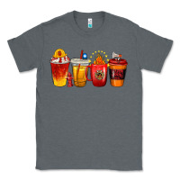 Charcoal Heather firefighter coffee cups Classic Tee - texasbilliewilder