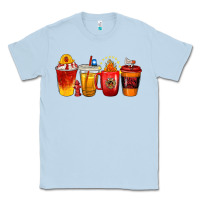 Dusty Blue firefighter coffee cups Classic Tee - texasbilliewilder