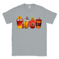 Heather Grey firefighter coffee cups Classic Tee - texasbilliewilder