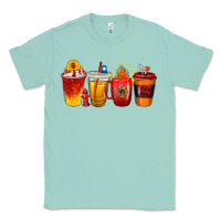 Seafoam firefighter coffee cups Classic Tee - texasbilliewilder