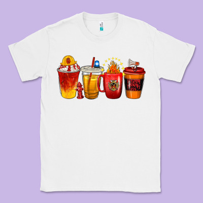 Classic Tee firefighter coffee cups